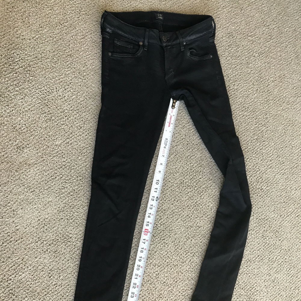 Citizens of Humanity black skinny jeans 27